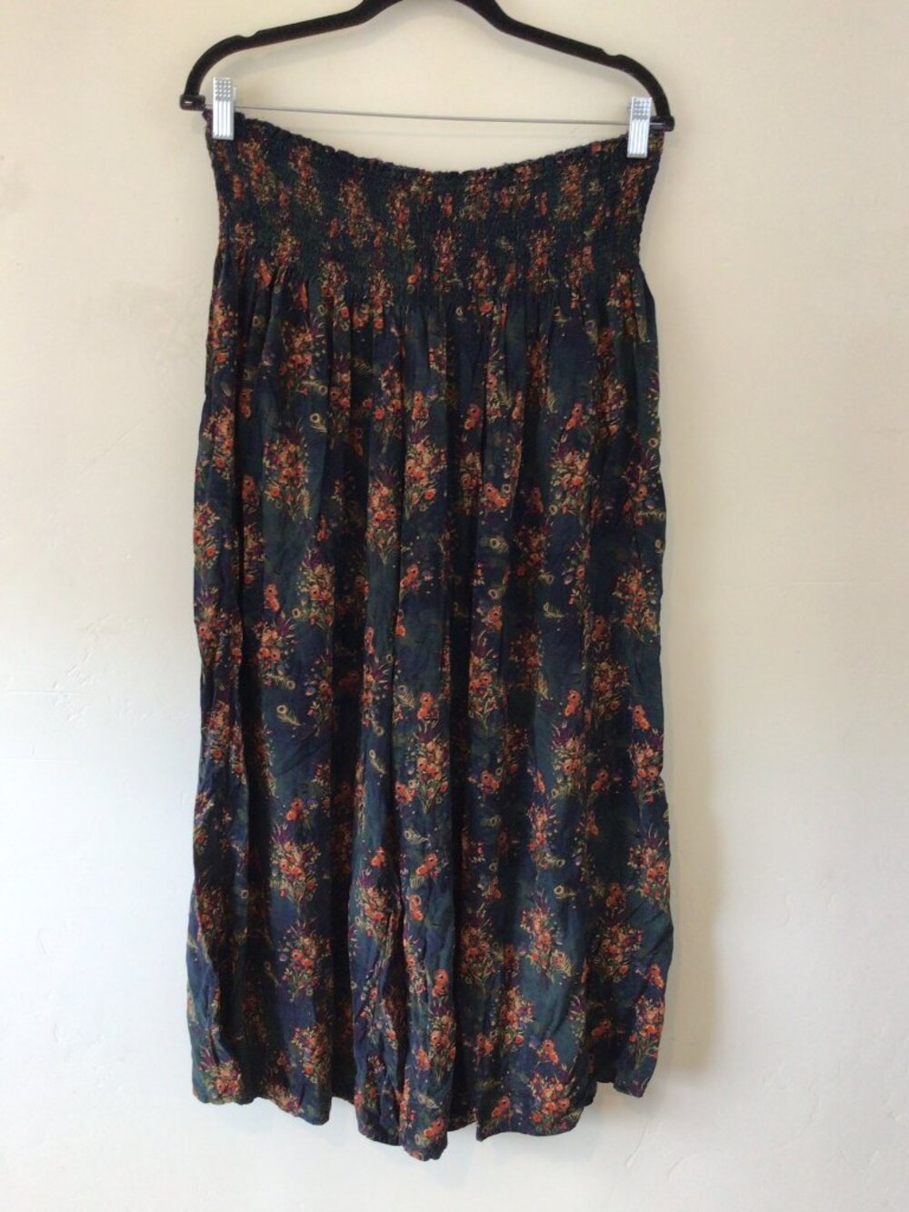NATURAL LIFE Navy Floral Wide Leg Jumpsuit